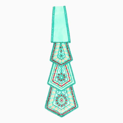 Aditri Creation Ganesh Dupatta Chunri Puja Cloth for Ganesha Pooja Item Idols Frame(18"X 5")