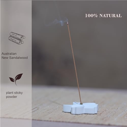Incense Sticks, 110 Fuxi New Mountain Sandalwood Sticks - 100% Natural Chinese Aromatherapy, Charcoal Free & Coreless, for Daily Wellness, Yoga, and Home Fragrance