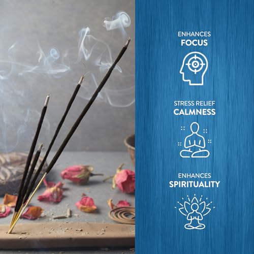Hem Frankincense Myrrh Incense Sticks - 120 Count | Natural Air Purifying Aromatherapy | Calming and Cleansing Fragrance | Perfect for Meditation and Relaxation | Long-Lasting Burn. - size: 20 Count (Pack of 6)