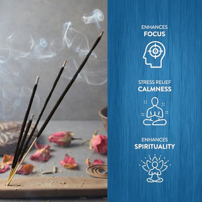 Hem Frankincense Myrrh Incense Sticks - 120 Count | Natural Air Purifying Aromatherapy | Calming and Cleansing Fragrance | Perfect for Meditation and Relaxation | Long-Lasting Burn. - size: 20 Count (Pack of 6)