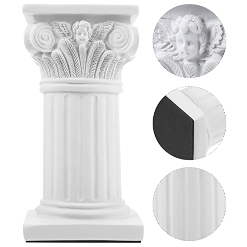 Mini Roman Pillar Greek Columns Resin Roman Column Classic Greek Statues Office Desktop Decor Architectural Sculpture Wedding Table Decoration Home Garden Ornament