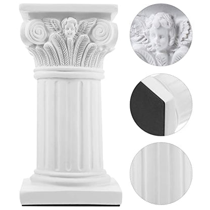 Mini Roman Pillar Greek Columns Resin Roman Column Classic Greek Statues Office Desktop Decor Architectural Sculpture Wedding Table Decoration Home Garden Ornament