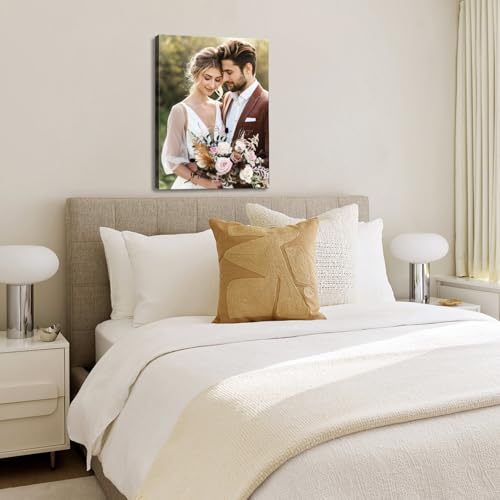 Custom Canvas Prints with Your Photos, Personalized Wall Art for Home Decor - size: 8"L x 10"W