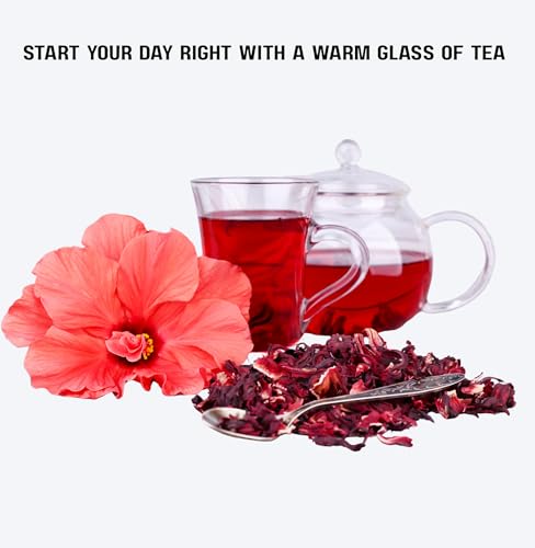 Geenafoods Dried Hibiscus Flowers _ 1lb Whole Petals, Flor de Jamaica- by Geenafoods in Resealable Bag.Pure Whole 100% NATURAL Petals Hibiscus flower , Flor de Jamaica, Sabdariffa. 16 oz loose tealeaf for Bissap, sobolo , zobo ,Sorrel,Herbal Tea, Agua Fre