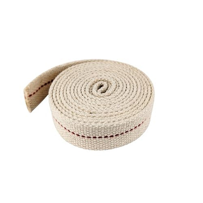1 Roll Oil Lamp Wick - 6.5 Feet Roll, 1 Inch Flat Cotton Wick Replacement - Perfect for Oil Lamps, Lanterns, and Oil Burners (1 inch) - size: 1 inch