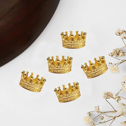 4Pcs Mini Alloy Crown 1/12 Scale Metal Doll Crown Tiny Miniature Crown for Handicrafts, Miniatures, Doll Headwear Accessories