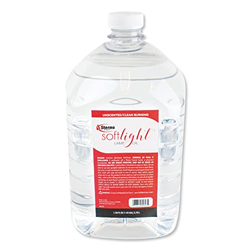 Sterno SoftLight Liquid Paraffin Lamp Oil, 1 Gallon