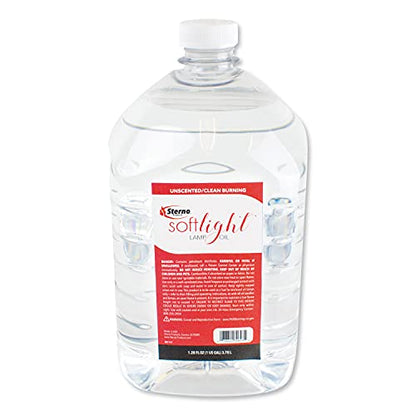 Sterno SoftLight Liquid Paraffin Lamp Oil, 1 Gallon