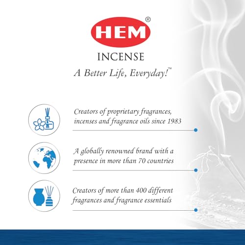 Hem Frankincense Myrrh Incense Sticks - 120 Count | Natural Air Purifying Aromatherapy | Calming and Cleansing Fragrance | Perfect for Meditation and Relaxation | Long-Lasting Burn. - size: 20 Count (Pack of 6)