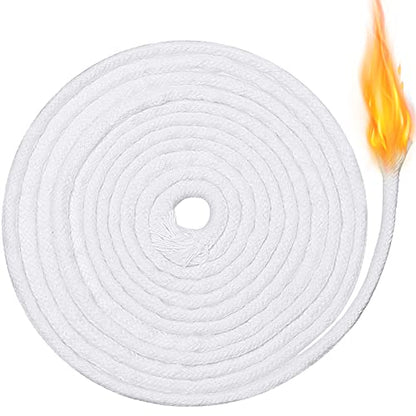 BBTO 6.56 Feet Candle Oil Lamp Wicks Replacement, 4 mm/ 0.16 inch - size: 4 mm/ 0.16 inch