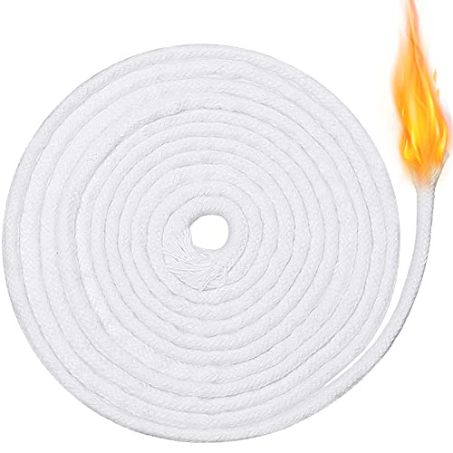 BBTO 6.56 Feet Candle Oil Lamp Wicks Replacement, 4 mm/ 0.16 inch - size: 4 mm/ 0.16 inch