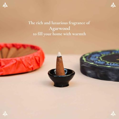 Boond Fragrances Dhoop - Pure Agarwood Incense Cones (Oudh)