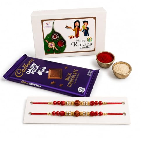LOVENSPIRE Raksha Bandhan Gift Hamper for Brother – Indian Rakhi Festival Gift Set for Bhai - color: Hamper 1