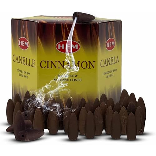 Cinnamon Backflow Incense Cones for Waterfall Aromatic Smoke Fountain Haze Falls - size: Cinnamon