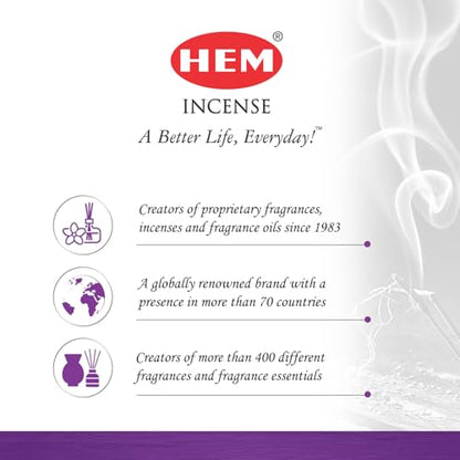 HEM Opium Backflow Incense Cones – Pack of 40 Brown Cones | Long-Lasting Exotic Aroma for Positivity, Relaxation & Cleansing | Wood Powder Aromatherapy for Stress Relief & Air Purification