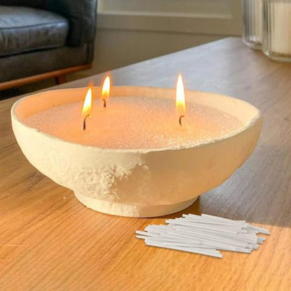 Pearled Candle Wick 2.2 Inch White Cotton Wicks 300-Pack Premium Metal-Free & Lead-Free Candle Wicks for Candle Making - color: White-2.2 Inch-300pcs