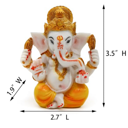 BangBangDa Ganesha for Car Dashboard Decor Idol, 3.5" H