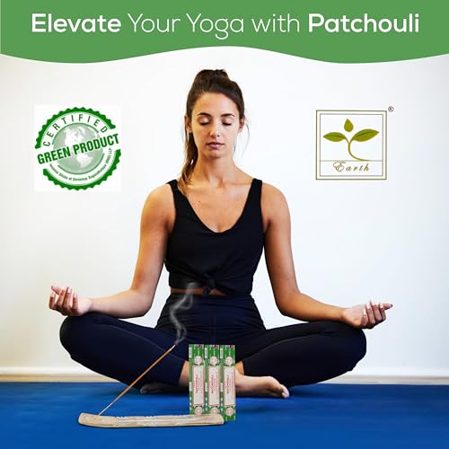 Satya Patchouli Incense Sticks, Satya Bng (Bangalore) Insenses 15gmx3 Pack (45 GMS) with Raajsee Incense Holder Bundle, Satya Nagchampa Natural Incense - color: Patchouli