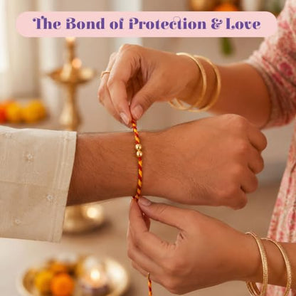 LOVENSPIRE Raksha Bandhan Gift Hamper for Brother – Indian Rakhi Festival Gift Set for Bhai - color: Hamper 4