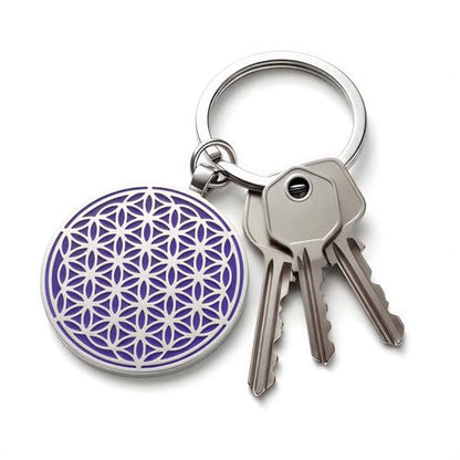 1" Stainless Steel Necklace Charms | Third Eye Vision | Peace Symbol | Finding Your Self | Yin & Yang | Moon Cat | Turtle Power | Flower of Life | | OM | Mystical Spiritual Protection, for Men & Women - style: Silver | Flower of Life Indigo