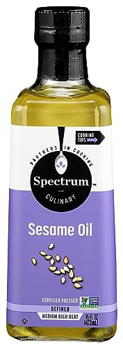 Spectrum Sesame Oil Refined, 16-Ounce Bottles (Pack of 2)