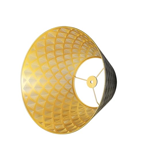 Small Lamp Shades Metal Lamp Shades With Etched Hollow Arrow Pattern - color: Black Arrow