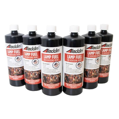 Aladdin Clear Lamp Oil Fuel - Kerosene Alternative Clean Burning Odor Free for Indoor/Outdoor Flat Wick Lanterns, Lamps and Tiki Torches, 192 Ounces - size: 192 ounces