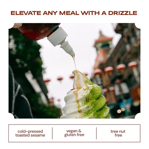 Dou by Uncle Chen Sesame Oil - Flavorful and Roasted Aromatic Oil for Cooking, Stir-Frying, and Dressing (2pack x 16oz) - size: 16 Fl Oz (Pack of 2)