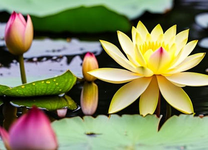 Water Features Bonsai Lotus Flower Seeds 160pcs Mixed Bowl Lotus Seeds