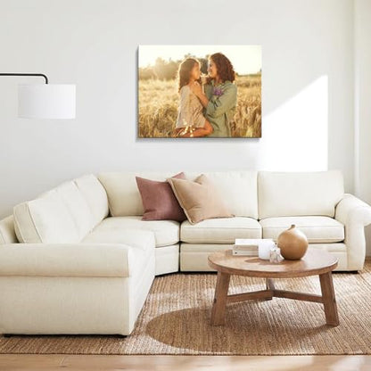 Custom Canvas Prints with Your Photos, Personalized Wall Art for Home Decor - size: 12"L x 8"W