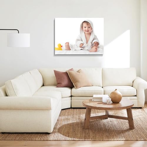 Custom Canvas Prints with Your Photos, Personalized Wall Art for Home Decor - size: 8"L x 6"W