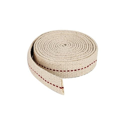 1 Roll/ 6.5 Feet Oil Lamp Wick, 3/4 Inch Flat Cotton Wick Replacement for Oil Lamps, Lanterns, Oil Burners (3/4", 1) - size: 3/4"