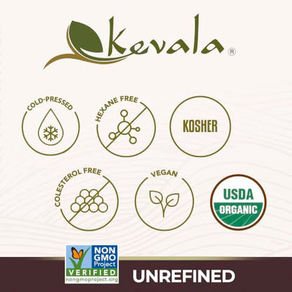 Kevala Organic Toasted Sesame Oil - 1 gal, Made with Organic Sesame Seeds - size: 128 Fl Oz (Pack of 1)