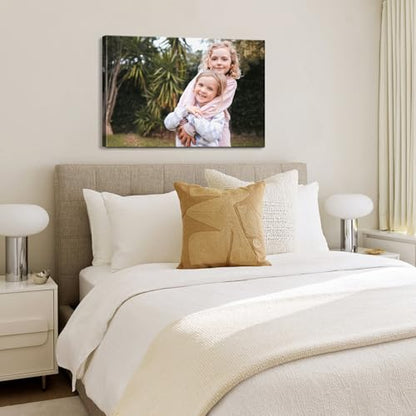 Custom Canvas Prints with Your Photos, Personalized Wall Art for Home Decor - size: 16"L x 32"W