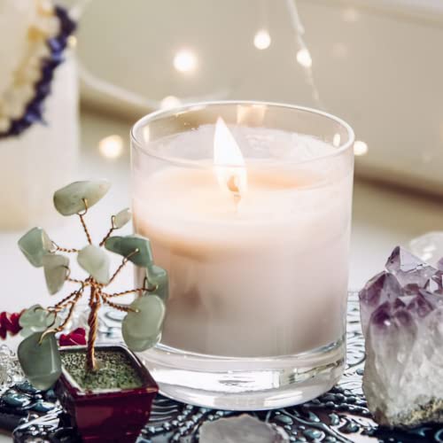 JEAWIWI 100 Pcs Candle Wicks, 6 in, with Wick Stickers & Wooden Holders - size: 6 Inches