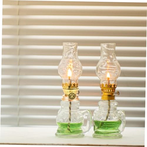 SHERCHPRY Oil Lamp Burner with Wick, Kerosene Lamp Replacement Part