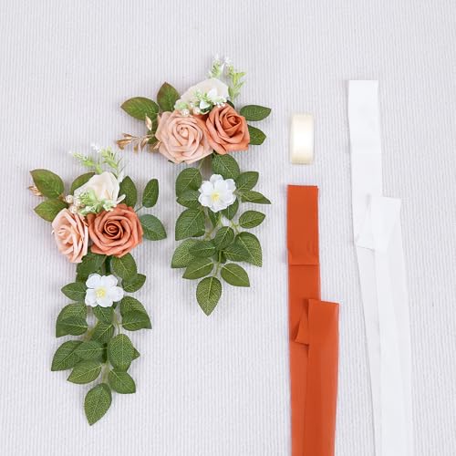 10 Terracotta Wedding Aisle Decorations - color: Terracotta