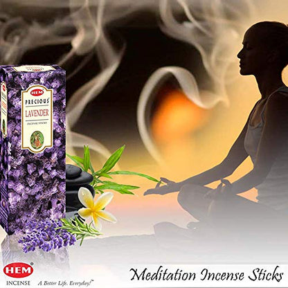 Hem Lavender Incense Sticks – 100g x 2 Packs (200g Total) | Long-Lasting Floral Aroma for Relaxation, Meditation, Yoga & Home Fragrance - size: 200 GRAM