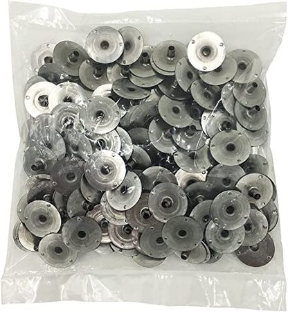 200pcs/20mm Candle Wick Tabs Metal,Metal Candle Wick Sustainer Tabs,Wick Base for Candle Making - size: 200PCS/20mm