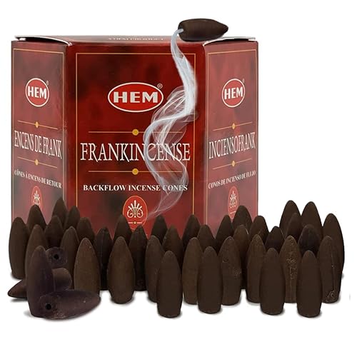 Frankincense Backflow Incense Cones for Inscent Waterfall Aromatic Insent Smoke Fountain Haze Falls - size: Red