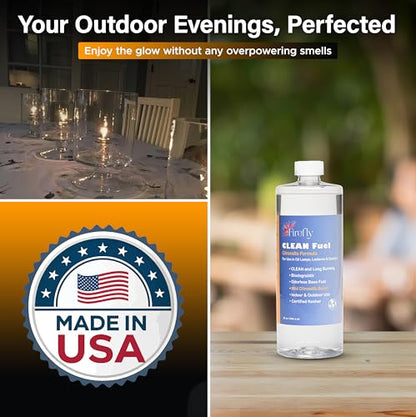 Firefly Fuel Clean Fuel - Citronella Lamp Oil - Smokeless 32 oz. - color: Citronella Formula, size: 32 oz.