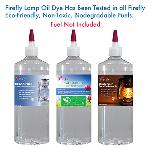 Firefly dye-3pk-red - Lamp Oil Dye - Red Colorant 3 x 10ml - color: Red