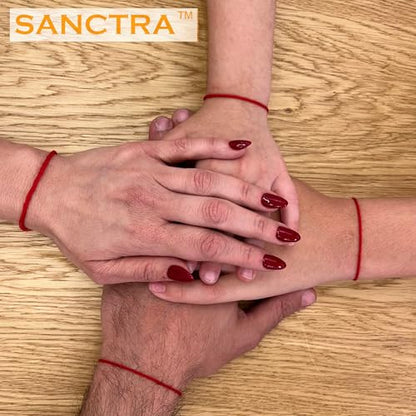 The Original Kabbalah Red String, Handmade and Blessed in The Holy Land, 100% Wool Strand, 60" Long for up to 7 Evil Eye Bracelets -incl. Prayer, Instructions & SOA