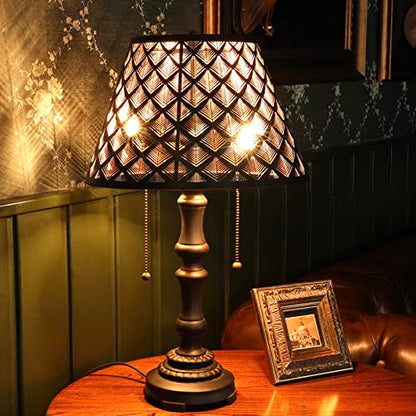 Small Lamp Shades Metal Lamp Shades With Etched Hollow Arrow Pattern - color: Black Arrow