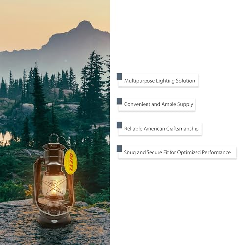 Light of Mine - Dietz #76 Original Lantern with Replacement Wick Strips (#76 Replacement Globe, Burner, Wick) - style: #76 Replacement Globe, Burner, Wick