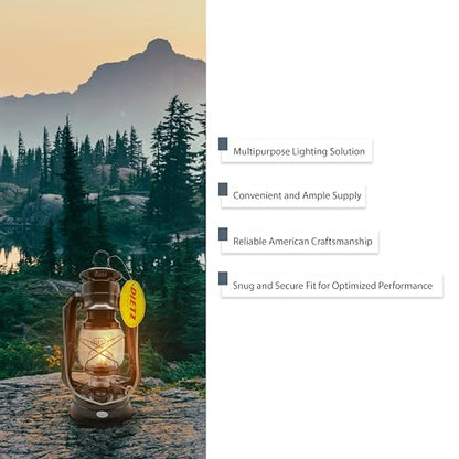 Light of Mine - Dietz #76 Original Lantern with Replacement Wick Strips (#76 Replacement Globe, Burner, Wick) - style: #76 Replacement Globe, Burner, Wick