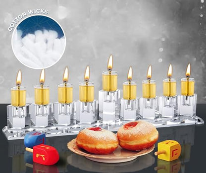 Ner Mitzvah Cotton Wicks – 50 Pack (Approx.) – for Oil Cup Candle Lighting, Easy to Use and Multipurpose