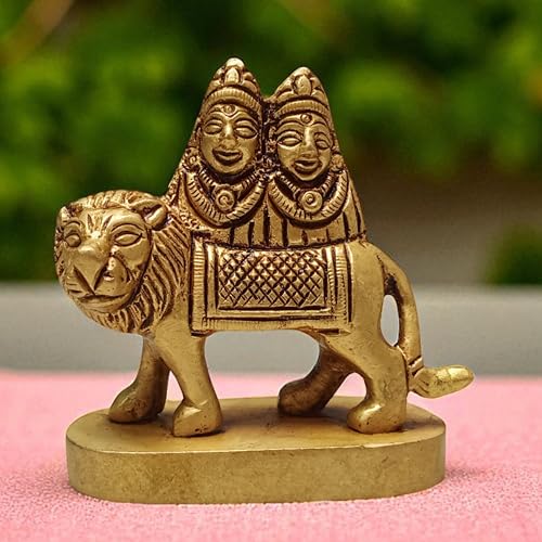 3 Inch Maa Chandi Chamunda Murti Statue (240g) – Hindu Goddess Idol for Home Temple, Pooja Altar & Spiritual Décor | Sacred Durga Chamunda Idol for Navratri, Diwali, Meditation & Auspicious Gifting