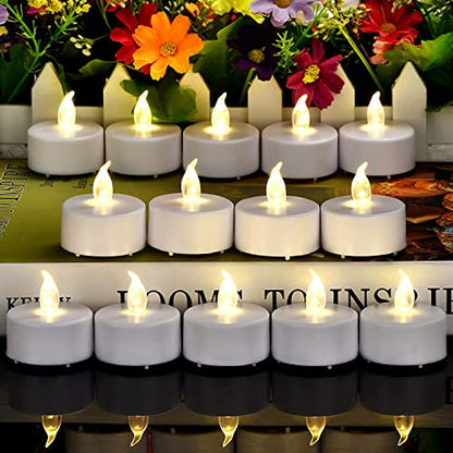 LED Tea Lights Candles Battery Operated 100PACK Warm White - color: Warm White, size: 100pack