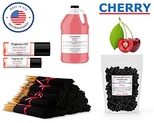 1'' Cherry Incense Charcoal Cones (Approx. 85-100)